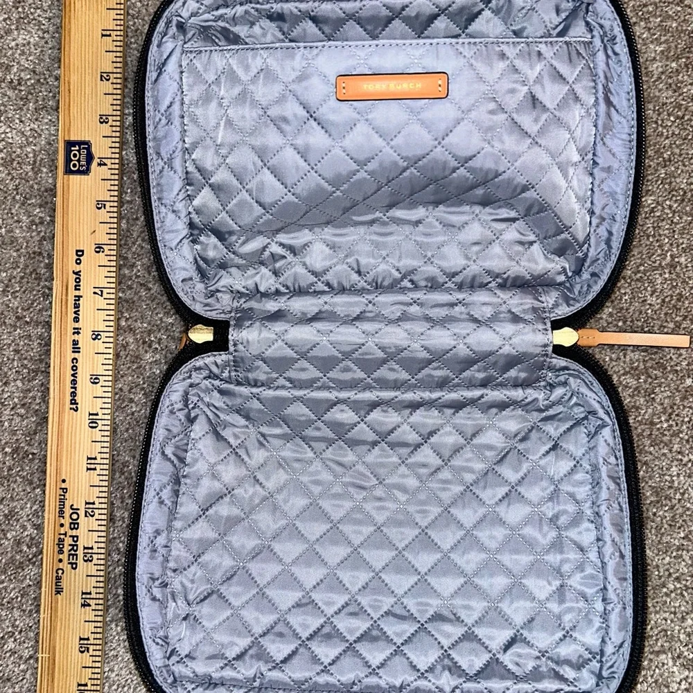 Tory Burch Black Cosmetic Travel Bag - Picture 3 of 5